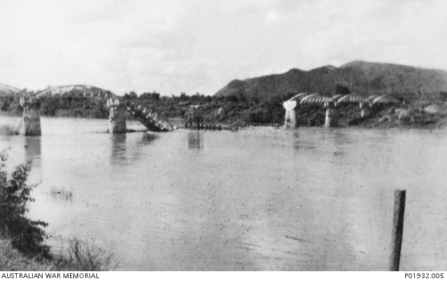 A bridge over the river.