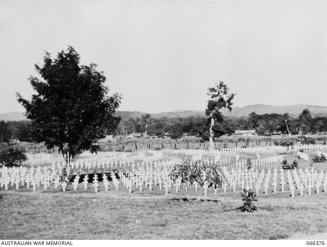 A war cemetery.