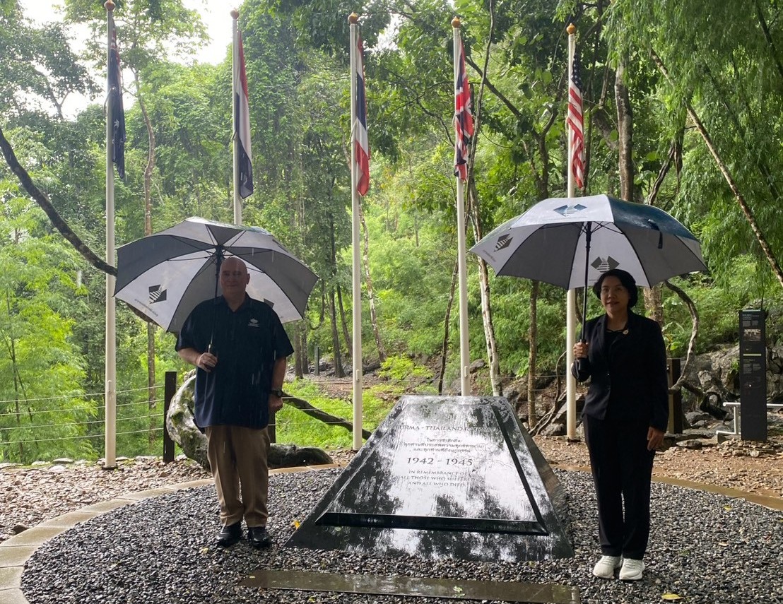 Hellfire Pass Interpretive Centre | Kanchanaburi Governor visited Hellfire Pass
