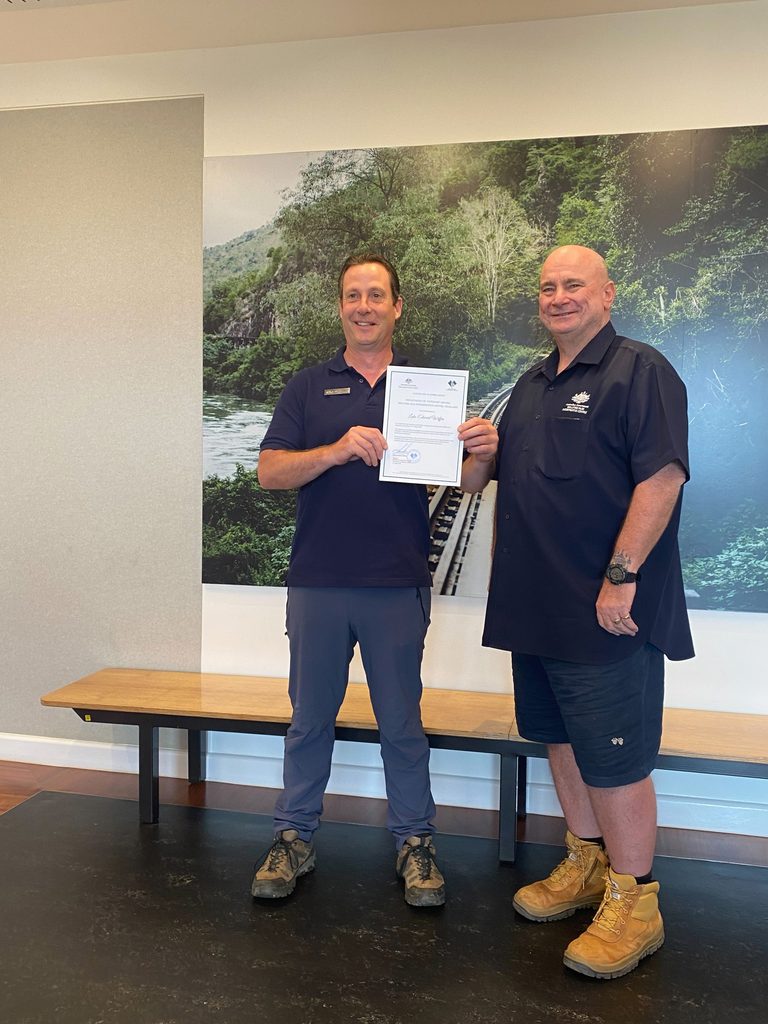 Hellfire Pass Interpretive Centre | Australian Veteran joined Hellfire Pass team as volunteer